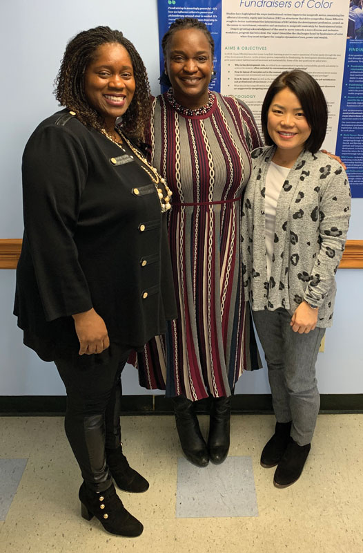 Three woman at Cause Effective