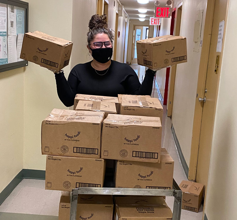 JASA employee making deliveries