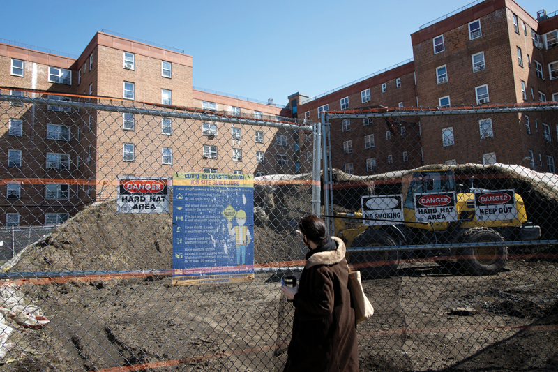 Red Hook Houses construction