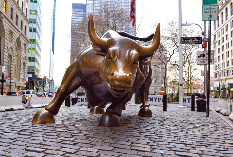 Wall Street bull