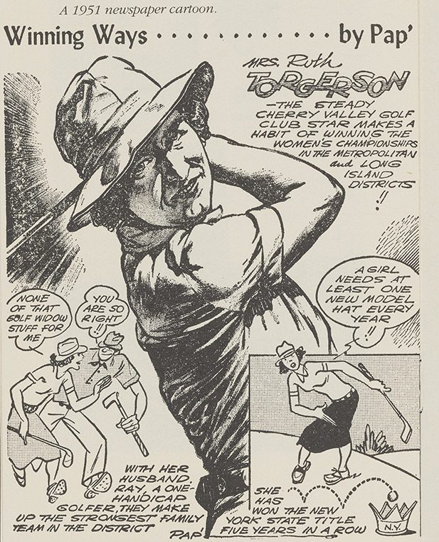 A 1951 newspaper cartoon.