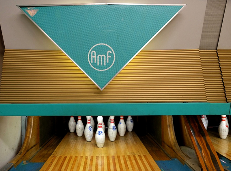 AMF pinspotter. Photo credit: The Bowling History Book