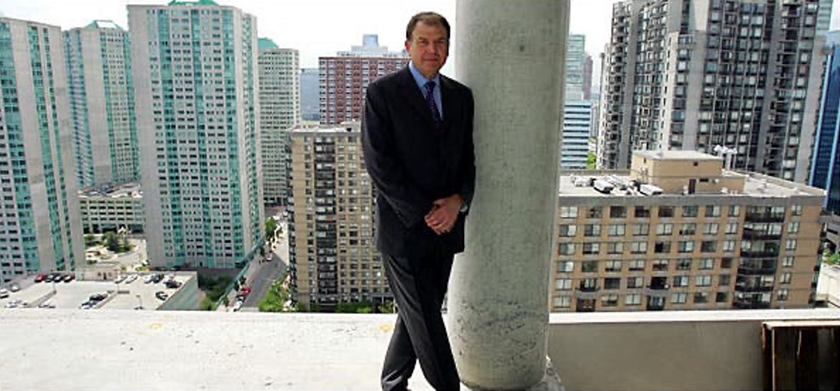 Richard LeFrak at the Newport complex, the Jersey City waterfront development the LeFraks have been working on since the 1980s. Photo Credit: nytimes.com