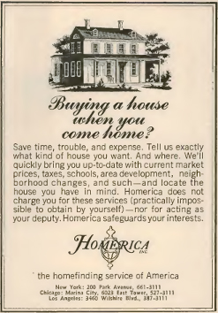 Home buying ad for Homerica. This ad is from April 1965 in the Foreign Service Journal. Photo Credit: afsa.org