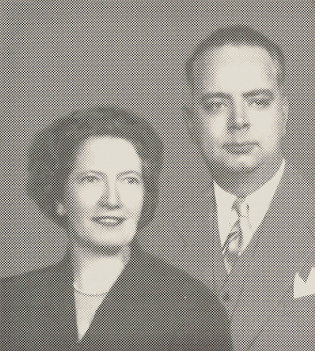 Sarah Rogers (left) and Harry Rogers (right) portrait