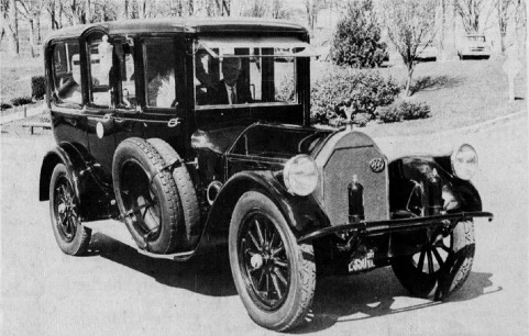 A 1973 photo of Woodrow Wilson’s presidential limousine that Charles Goodrich Thompson supervised the restoration of. Photo by Ted Balthrop in the Virginia News Leader, Stanton.