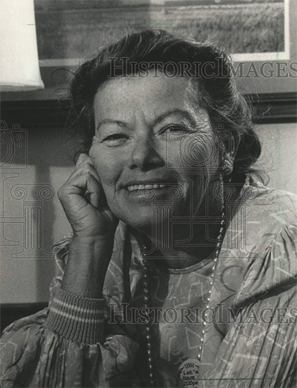 Selma Greenberg headshot, 1988. Photo Credit: historicimages.com
