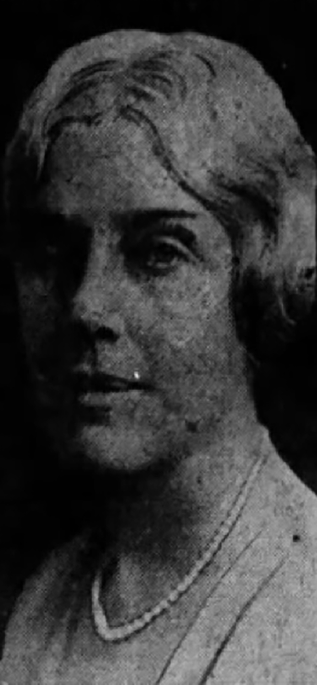 Katharine Sloan Pratt, circa 1930. Photo credit: newspapers.com