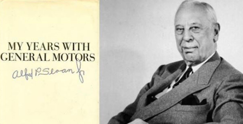 A photo of Katherin's brother, Alfred. He wrote, "My Years With General Motors" and it has the title and his signature.