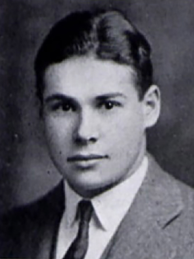 Robert I. Williams headshot in the NYU yearbook, about 1934, New York University. Photo Credit: Ancestry.com