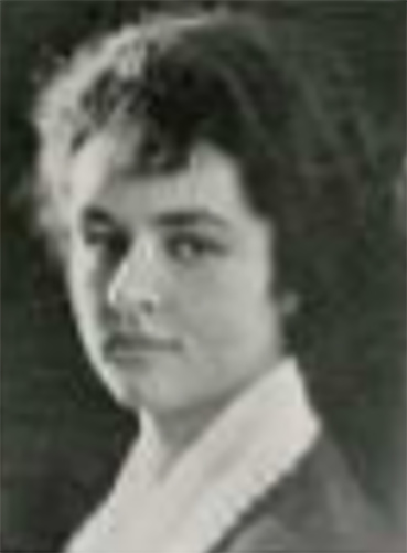 Portrait of Helen Merrill Clark Severinghaus from High School.