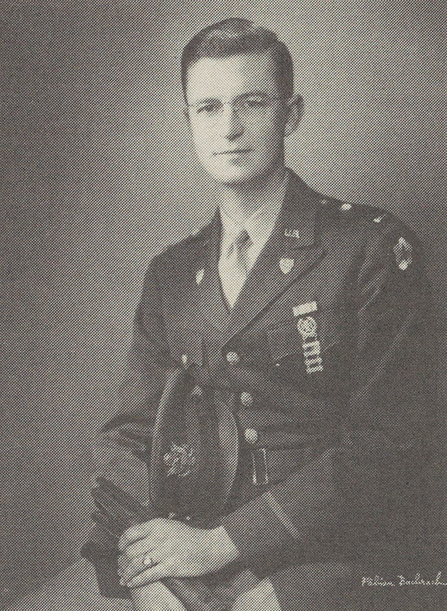 Herbert Buell West in a uniform.