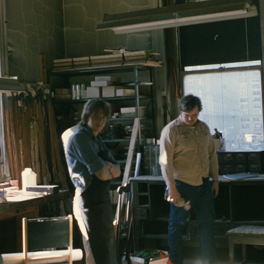 A photo of two men standing in a room. Photo source: msteinert.com.