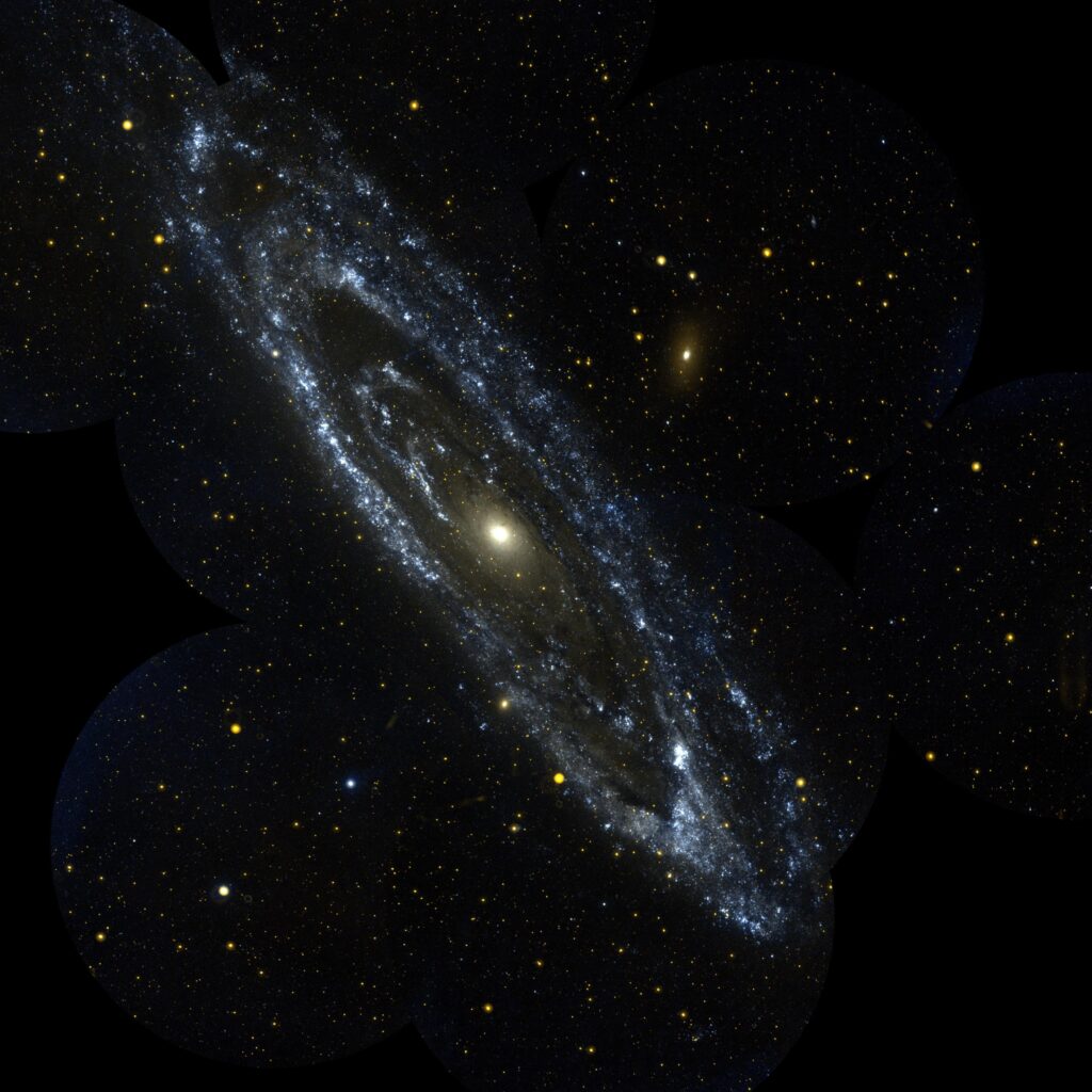 The Andromeda galaxy.