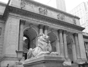 The New York Public Library in Bryant Park.